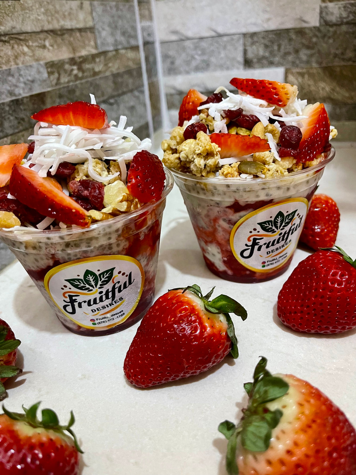 Caramel Chai Seed Pudding Parfait- 450 calories