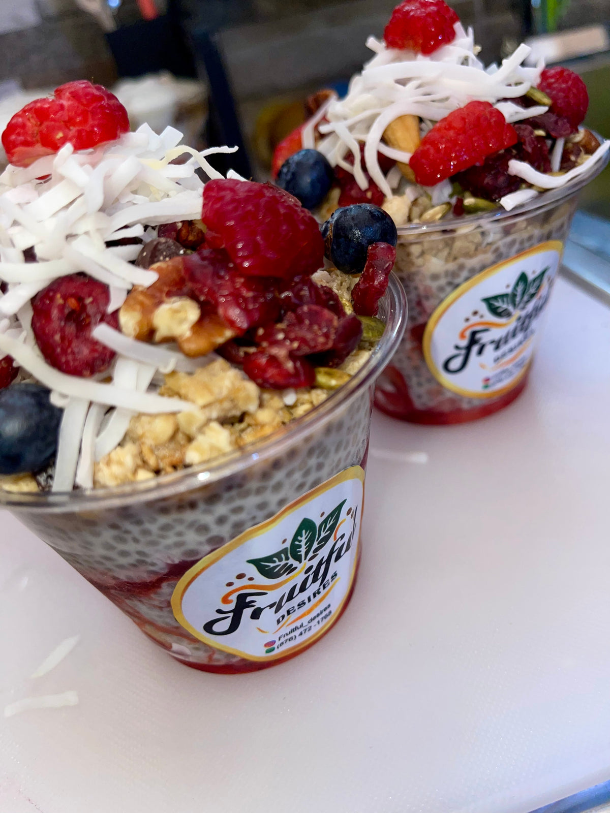 Caramel Chai Seed Pudding Parfait- 450 calories