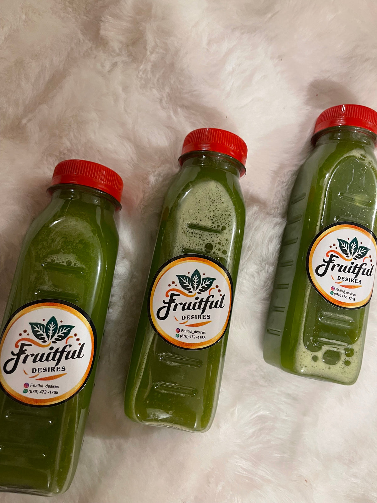 Green Juice 8oz: 83-92 calories